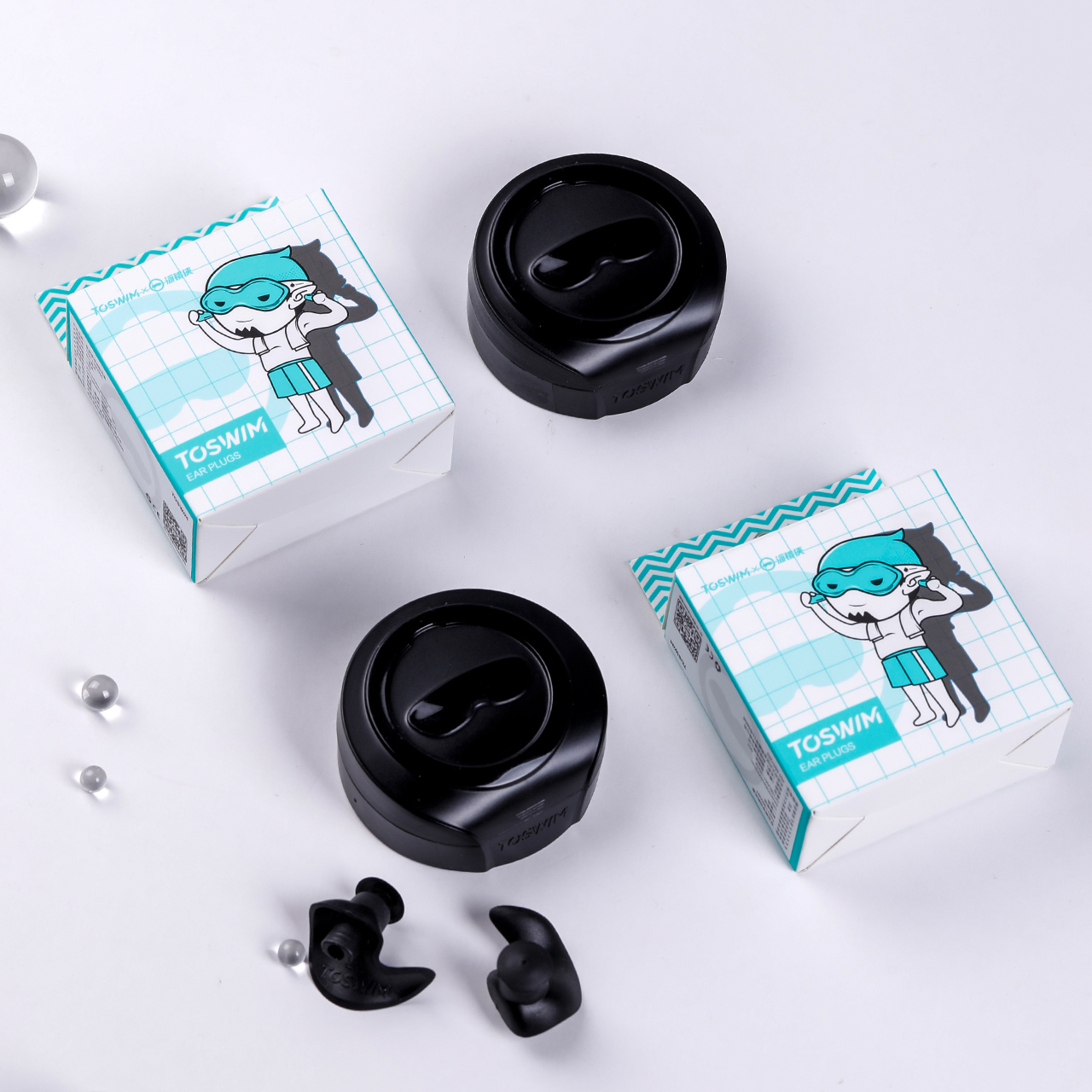 Hot Selling Latest Design Waterproof Earbuds Ear Plugs Swimming Earplugs