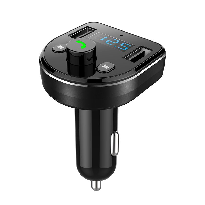 Лидер продаж 2020, автомобильное зарядное устройство usb высокого качества с двумя usb-портами, быстрое зарядное устройство со светодиодным дисплеем, автомобильное зарядное устройство