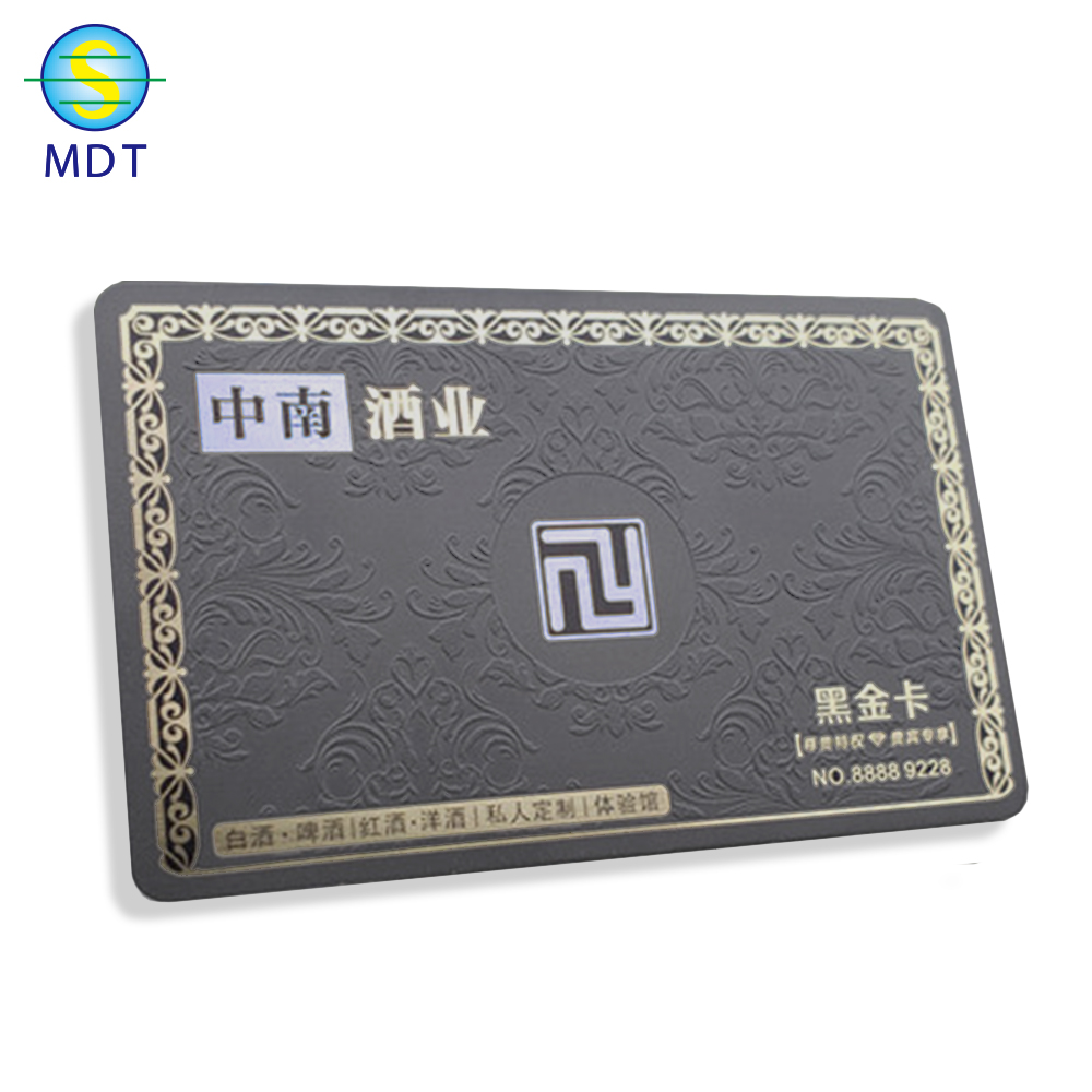 MDT Роскошная металлическая визитница из нержавеющей стали с принтом