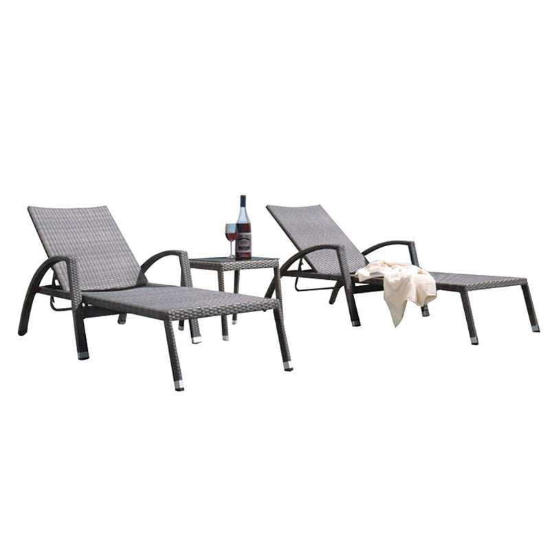 rattan round sunbed poolside chairs chaise rattan lounge chair outdoor furniture 3 piece rattan wicker chaise lounge chair