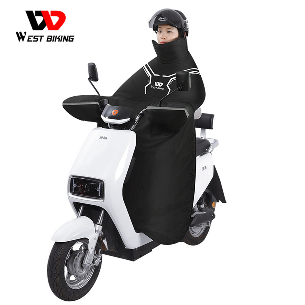 WEST BIKING Wind Shield By Electric Vehicle Autumn And Winter Riding Equipment Cold Proof And Warm Windproof Quilt