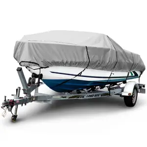 Marine Grade High quality 600D Oxford polyester waterproof boat cover
