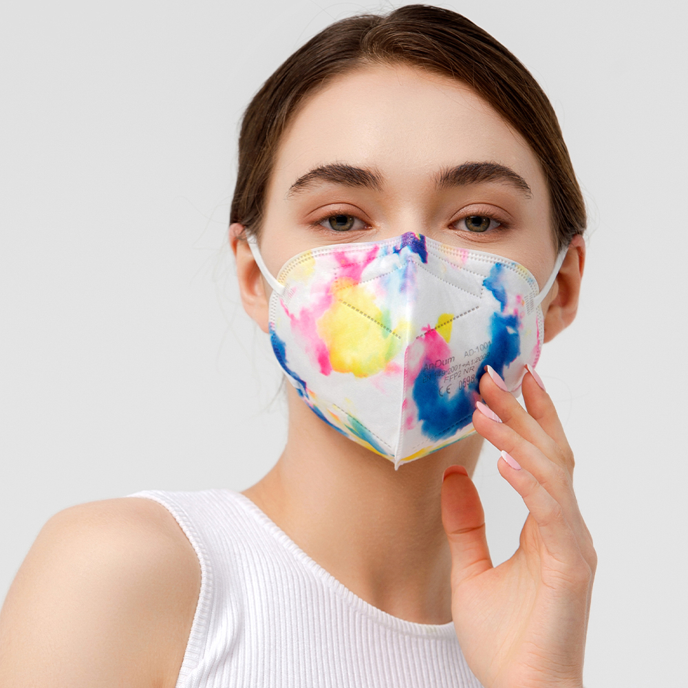 Andum Foldable FFP2ffp2 kn95 certificated mascarillasl valve layers price ce standard professional face mask