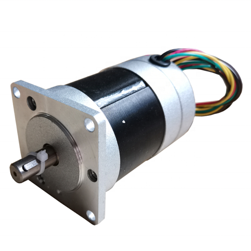 high speed brushless electric dc engine 12v bldc motor Diameter 56mm nema23 double ball bearing high efficient ec motor 12v