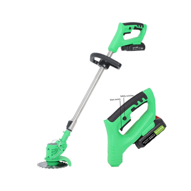 Factory Wholesale Battery Weed Wacker Operated Eater Wackers Electric Powered Blade Grass Cutter Machine