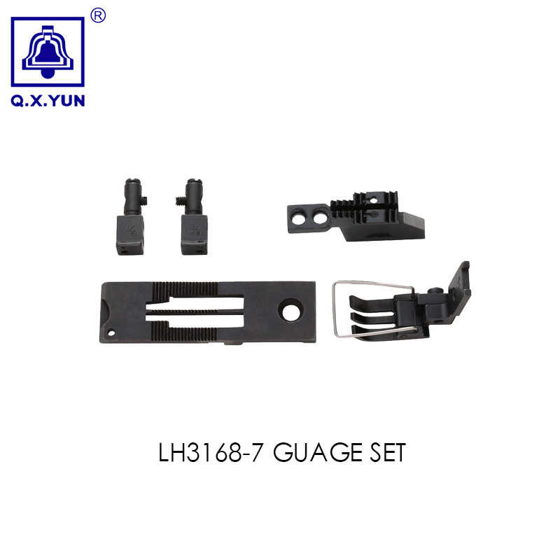 Q.X.YUN заводской поставщик LH - 3168-7Gauge набор для нового продукта JUKI Двойная игла швейная машина запасные части оптом