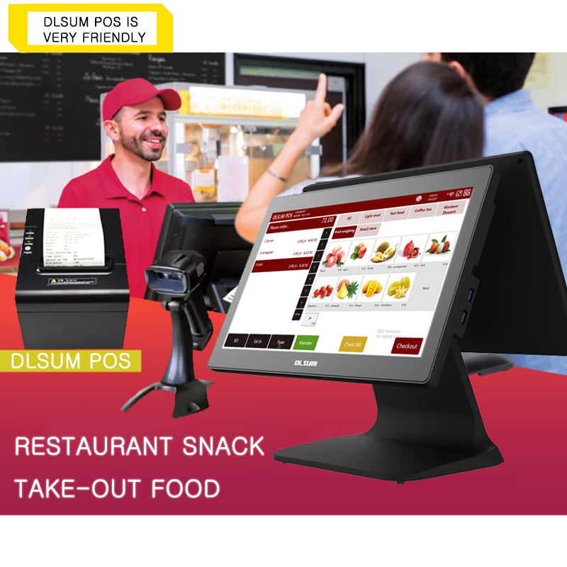 Windows Touch Screen POS System, POS Cashier Register, Cash Register Machine For Store