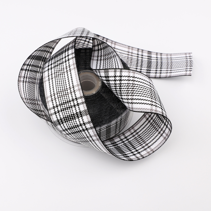 1-1/2" inch 38mm - 52mm Scottish Sanding E2515 Polyester Decorationclothing christmas Gift Ribbon fitas