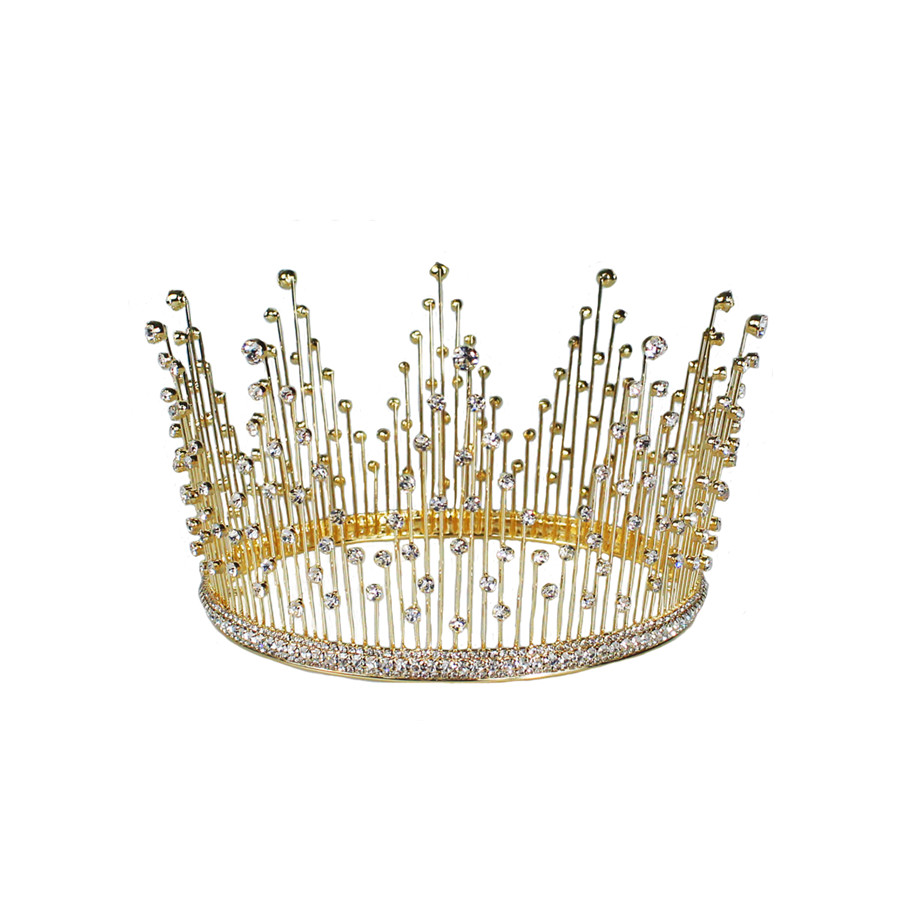 O728 Miss world crystal queen princess день рождения Золотая Мисс Вселенная свадебный подарок тиара корона для свадьбы