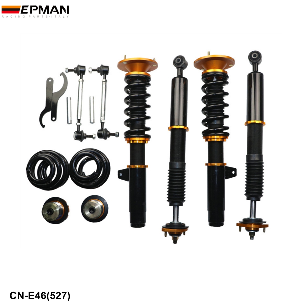 Coilovers Пружинные стойки гоночная Подвеска набор амортизатор для 01-05 BMW E46 330i/330Ci/330xi CN-E46(527)
