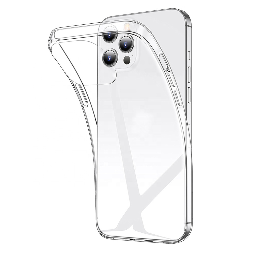 Wholesale Protection Soft TPU Transparent Clear Case for iphone 13 12 11 8 7 6 xr pro max phone cases