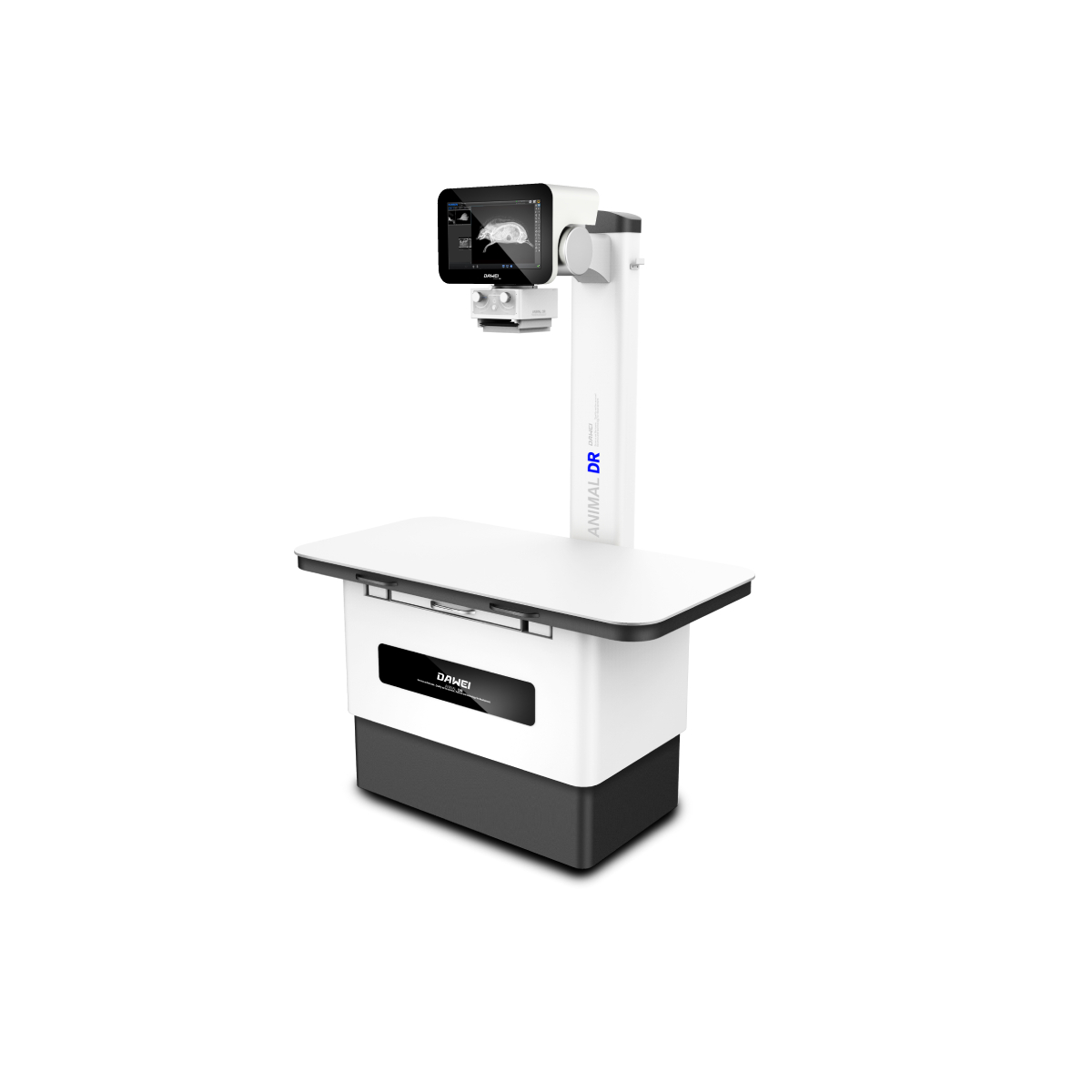 DAWEI Animal 32kw 900KJ Veterinary X-ray Equipment with Flat Panel Detector
