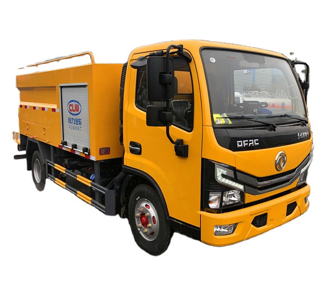 4000 литров Dongfeng 4x2, канализационный дноуглубительный очиститель с высоким давлением воды