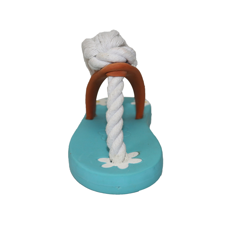 Rope slippers natural latex material bite resistant not easily damaged best durable chew fashion pet toy