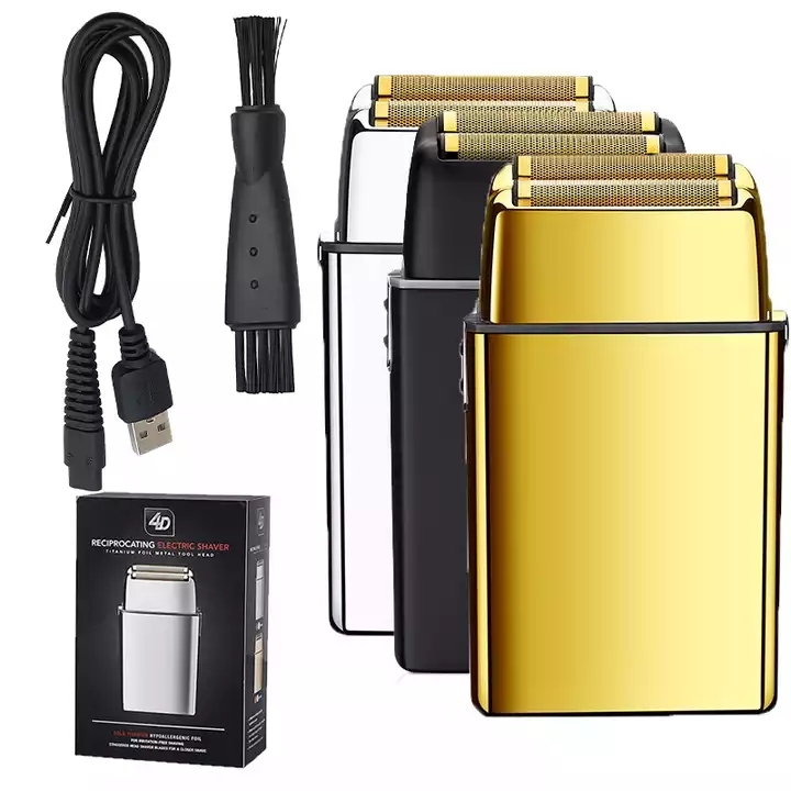High Quality Electric Gold Silver Pro Foil Lithium Titanium Barber Mens Foil Shaver