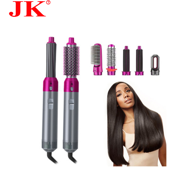 2022 one step electric hair combs 5 in 1 multifunctional hot air brush negative ion dryer hair combs and brushes