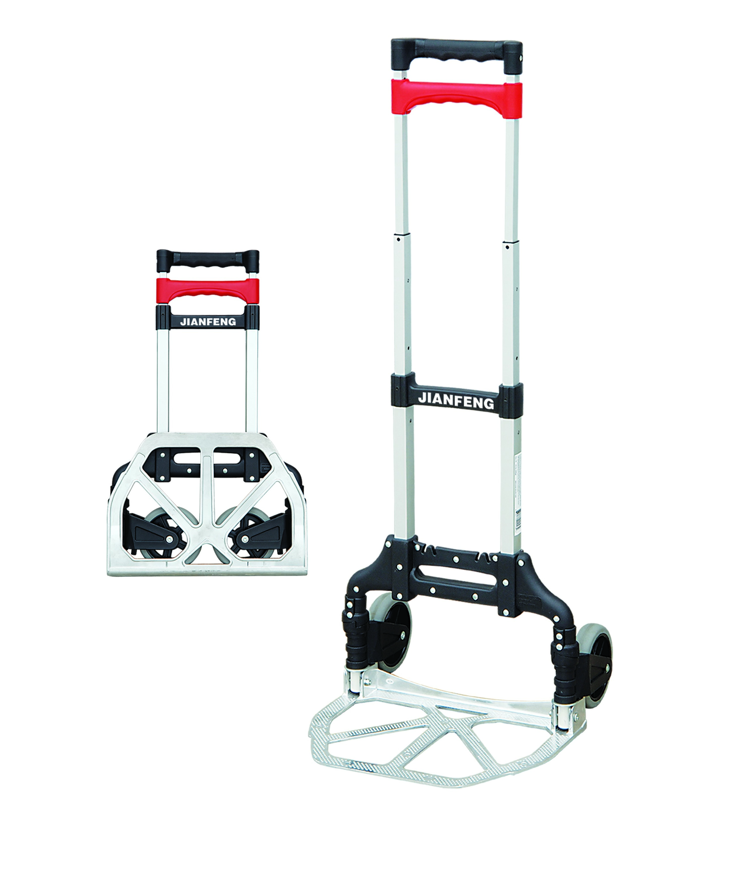 shopping bag Lightweight Aluminum Frame Two-Wheel Folding Hand Luggage Trolley