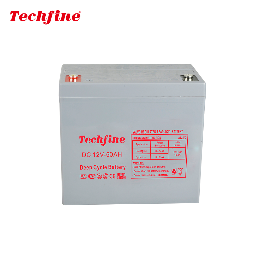 12V50AH Solar Battery solar inverter battery Deep cycle battery
