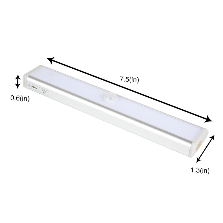 YJN5518C оптовая торговля кухня под датчиком света 10LED человеческого тела Инфракрасный шкаф свет