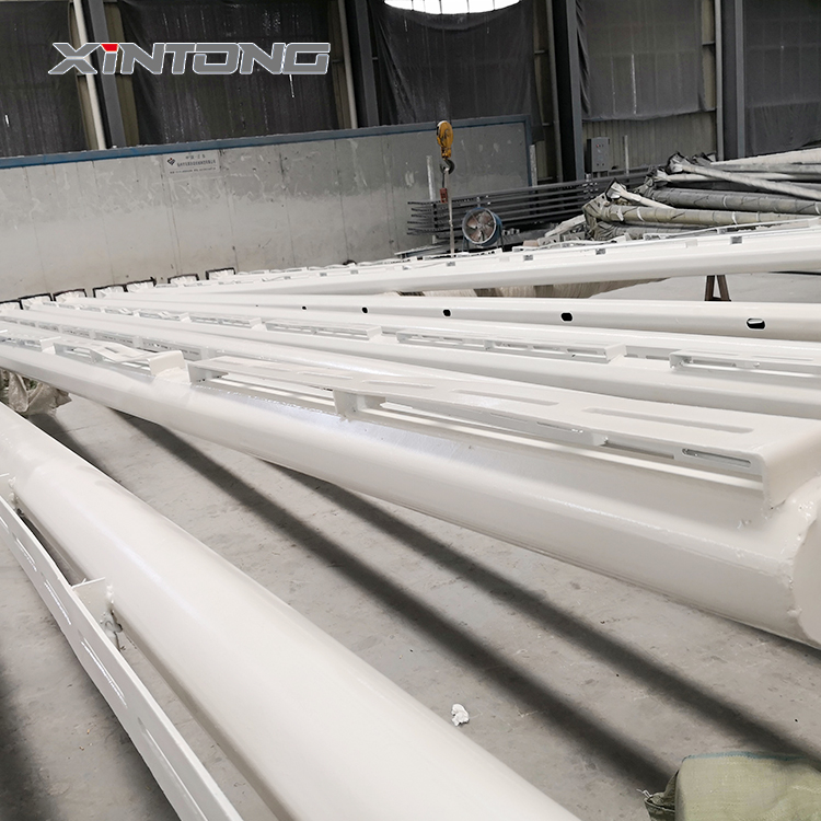 XINTONG telescopic light pole steel pipes galvanized manufacturers