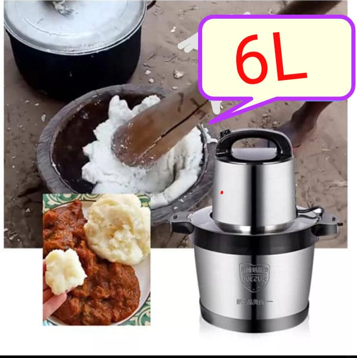 Машина для измельчения мяса Yam pэнд и fufu, емкость 2 л, 3 л, 6 л, 10 л