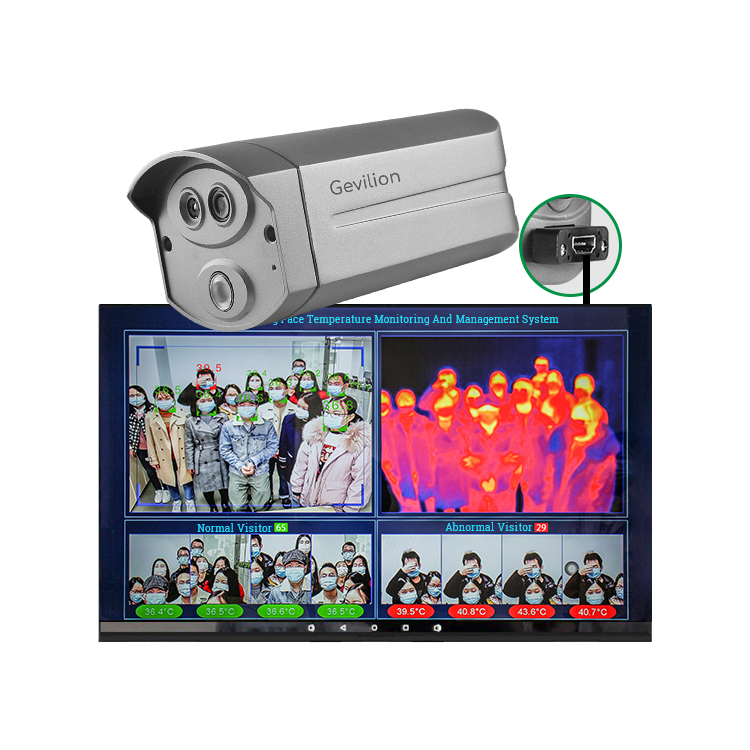 Thermal Camera New launched AI Binocular Fever Screening Thermal Camera support DIY broadcast Thermal Camera