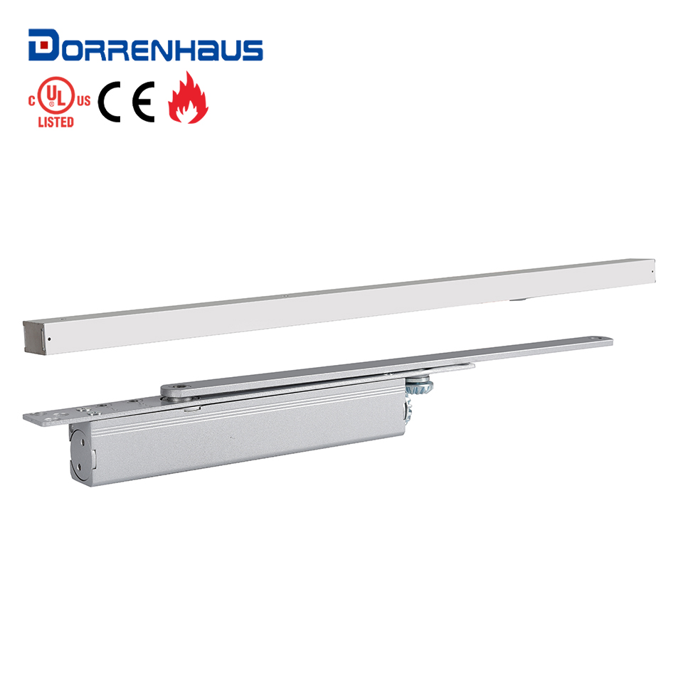 DORRENHAUS Aluminium UL Listed Adjustable Door Stop Function Overhead D70A CE Hydraulic Concealed Door Closer