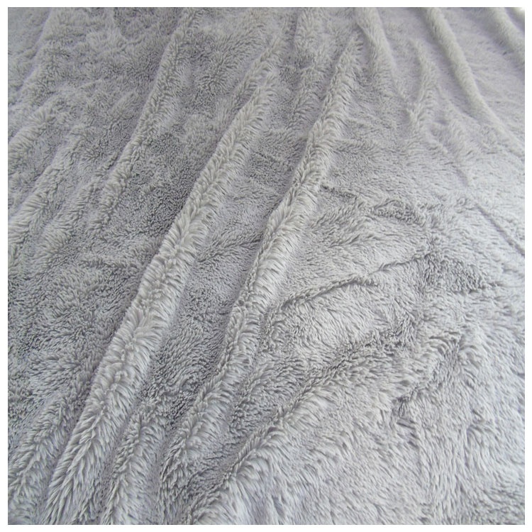 customized long pile polyboa fur fabric for home textile high pile plush fabric faux fur