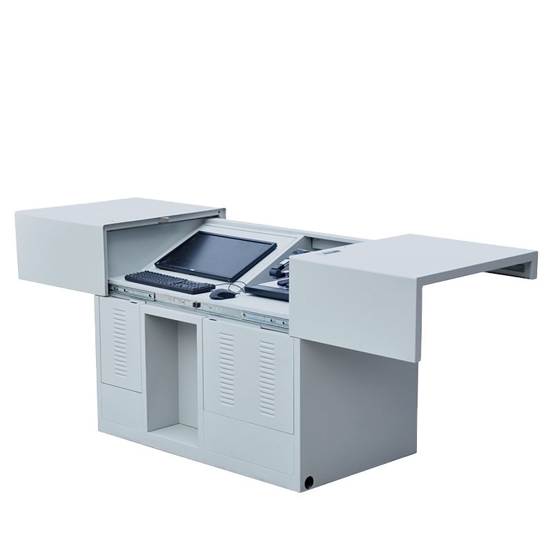 teaching educational equipment lectern interactive smart podium electronic classroom digital podium for sale