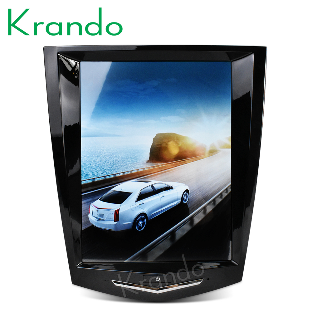 Krando Android 8.110.4 "Tesla вертикальный экран Автомобильный GPS Радио-навигатор для Cadillac ATS XTS CTS SRX радио плеер KD-CA161