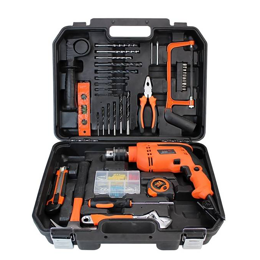 Durable 38PCS electric power tool set electrical tool kit complete electric tools for house