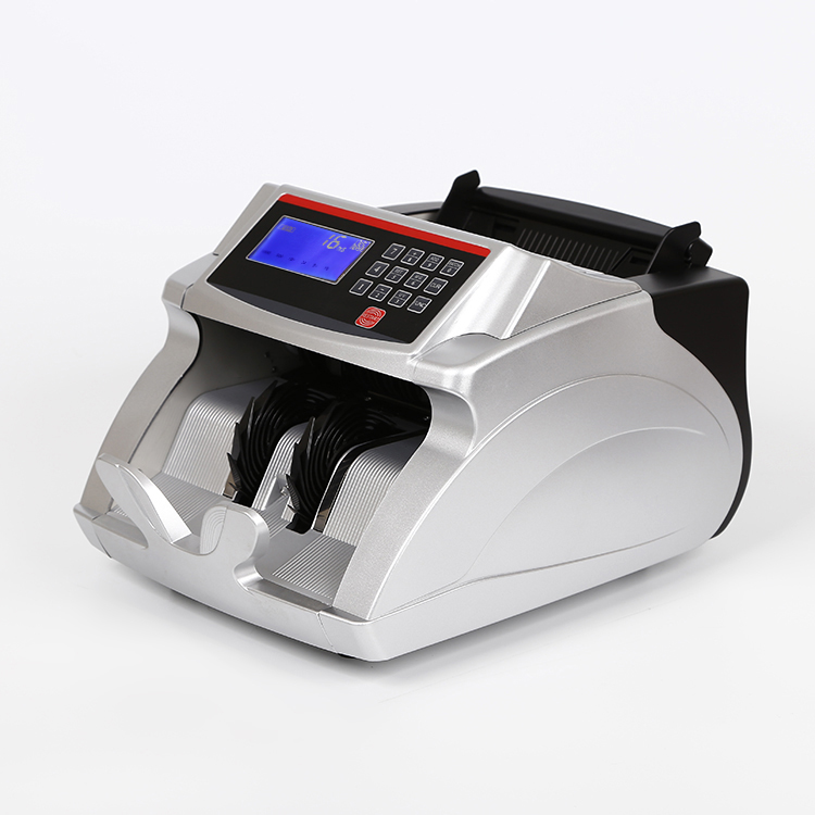 2818 banknote counter money counting machine money detector machine EURO US dollar money bill counter