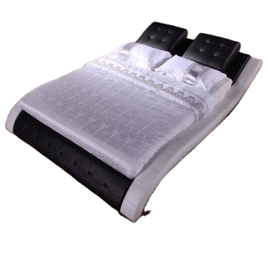 Modern style bed soft leather Beds for home furniture bedroom New design 2021