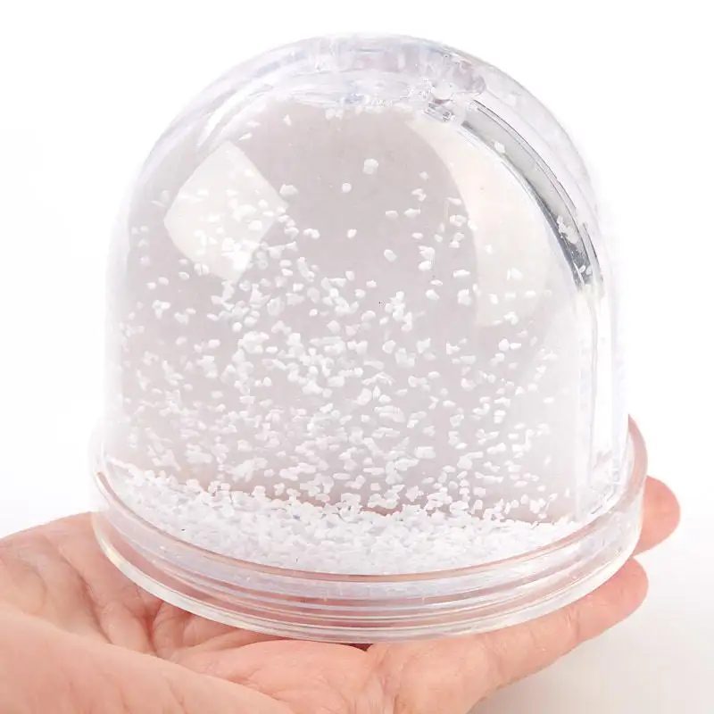 DIY Clear Plastic Water Globe Snow Globe for DIY Crafts