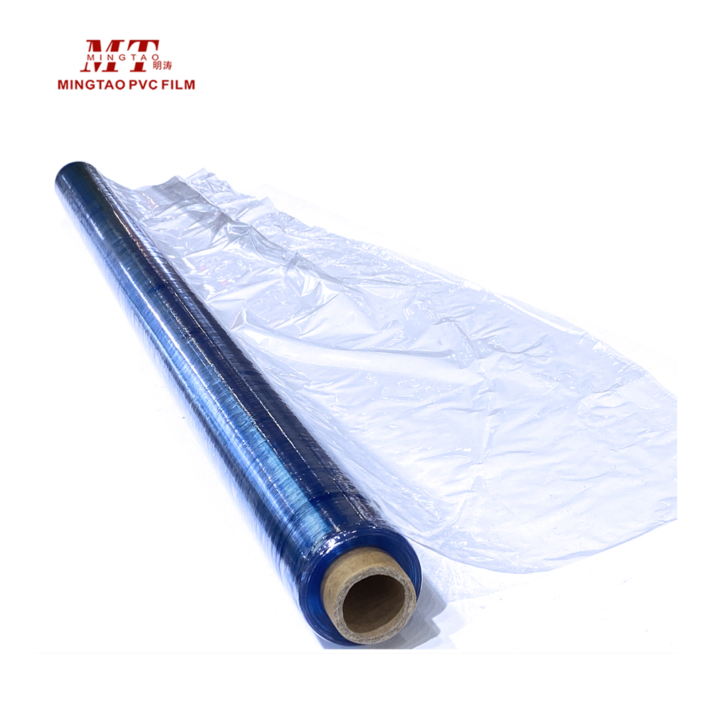 Roll soft clear transparent flexible easy open pvc film for packing