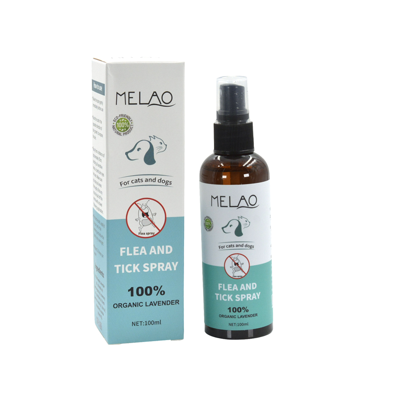 MELAO Wholesale OEM/ODM logo dog flea spray organic tick and flea and tick spray for animals