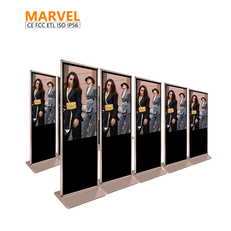 32 65 дюймов на улице напольный рекламный сенсорный экран Тотем киоск Android Digital Signage двухсторонний ЖК-экраны дисплея