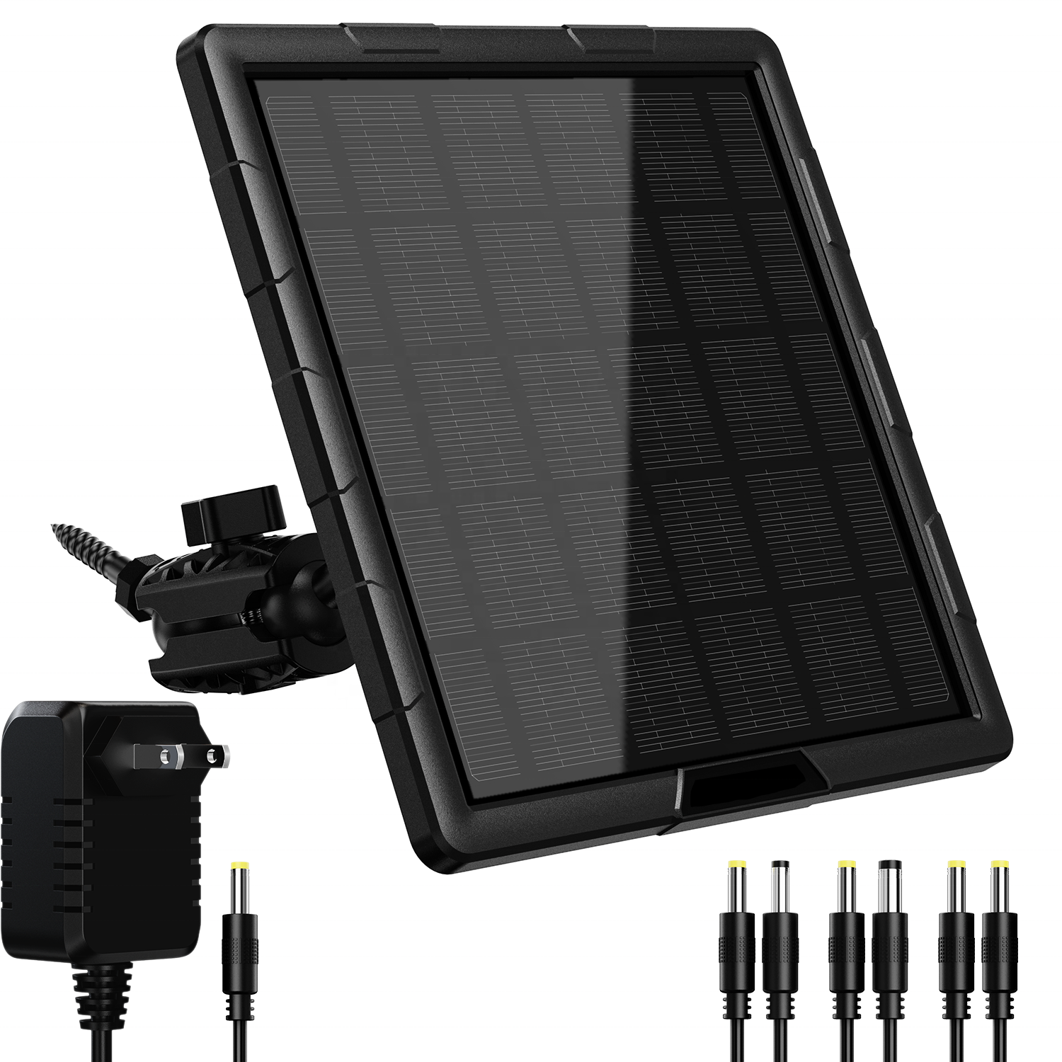 OEM 5W Solar Panel Kits With Build-in Battery 6000mAh 12V/6V Output Trail Camera Accessories For 4g Camera