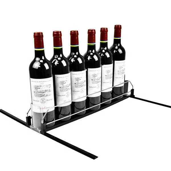 Preferable Retail Shelf Pusher Management Auto Feed Roller Shelf Buffered System Wine Pusher