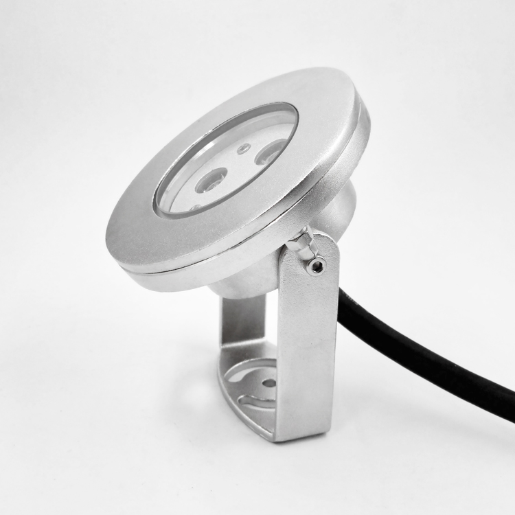 High Quality 316L Stainless Steel 3W 6W 9W White RGB 12V 24V IP68 led fountain ring light