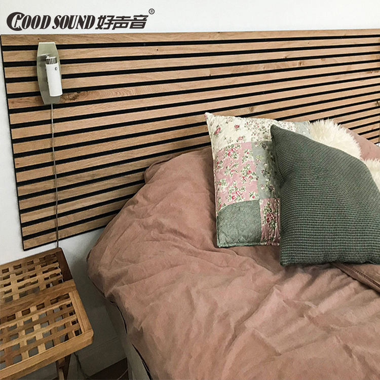 Настенные и потолочные акустические рифленые панели Goodsound, деревянная доска из ПЭТ для конференц-зала