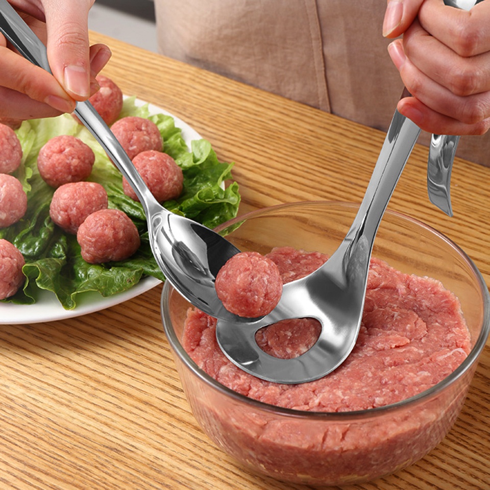 Meatball Maker Spoon Stainless Steel Non-Stick Creative Meatball Maker Cooking Tools Kitchen Gadgets And Accessories