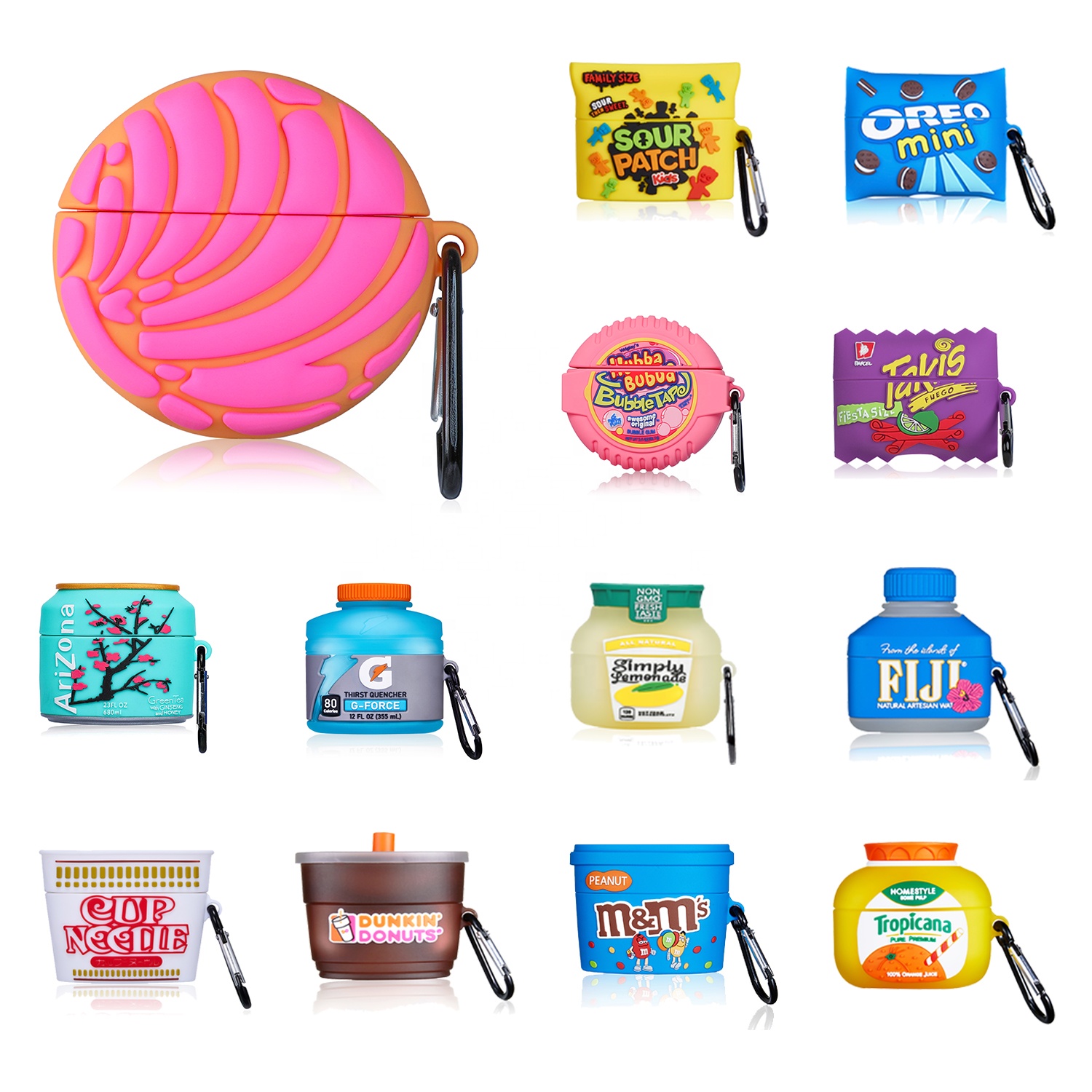 Sublimation 3D Cartoon cute Candy/Food/Drink for Sour Patch Kids for Airpods 3/pro case