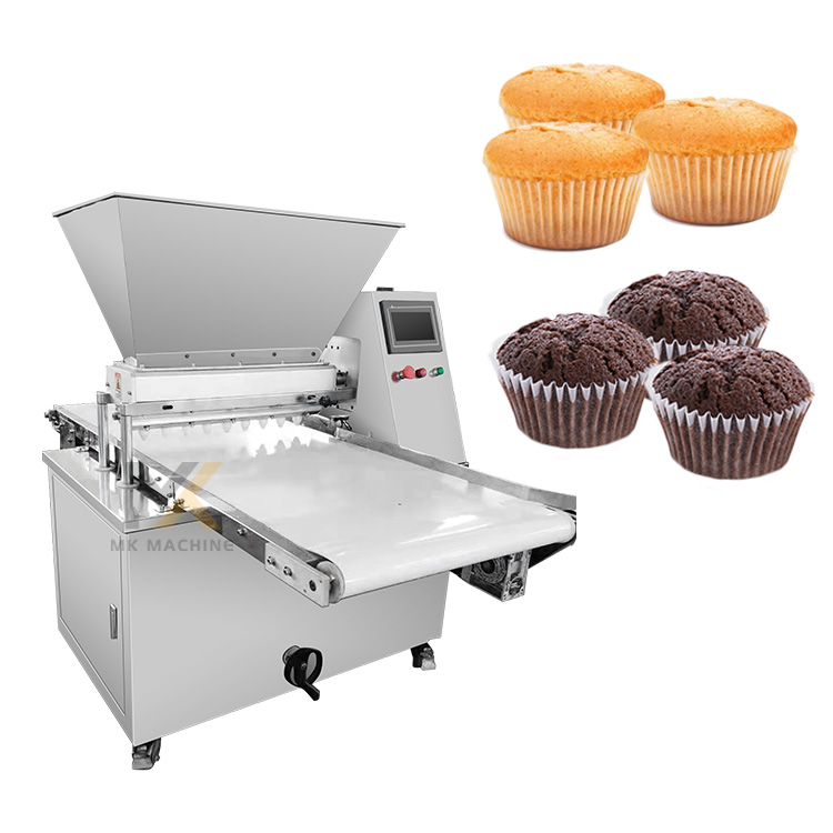 High efficiency automatic small cupcake round sponge cake making machine