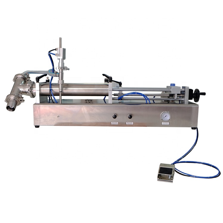 Cream Barrel Bag Water Detergent Filling Machine Double Heads Liquid Sachet Dishwashing Desktop