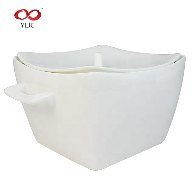 Ресторан прямоугольный суп Tureen керамический горшок высшего качества сток Tureen