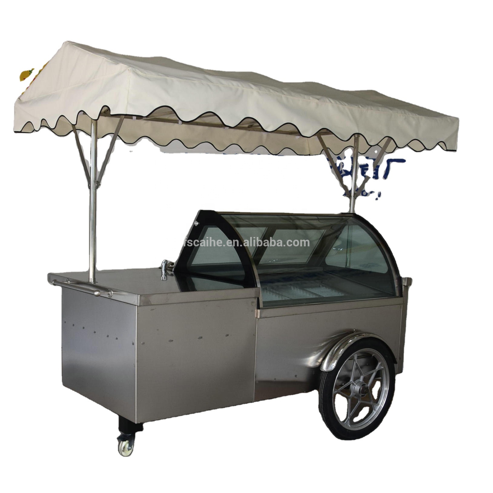 XSFLG ice cream container gelato cart