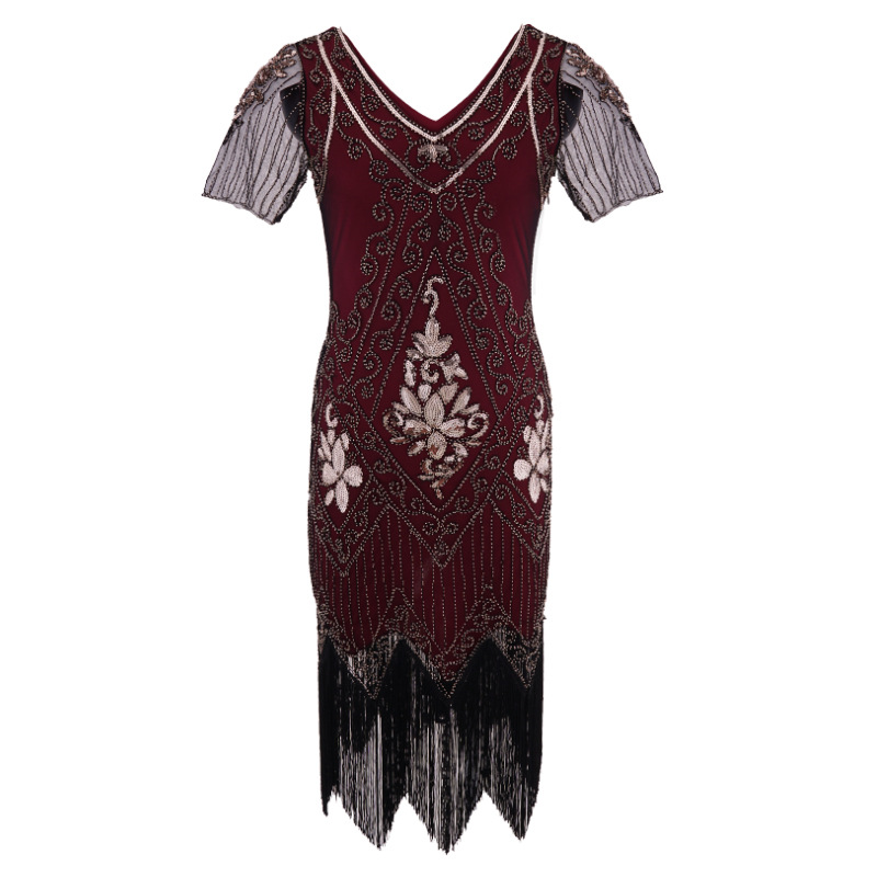 BestDance1920s 30s праздничное платье Хлопушки костюм красивое модное платье Чарльстон в стиле Гэтсби для вечеринки; Маскарадный костюм; Костюм
