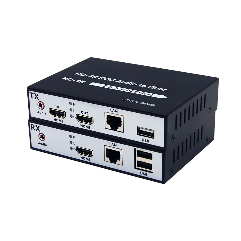 4K HD MI удлинитель с петлевым USB до 100 м/328 футов аудио видео через cat5/6/7 HD MI в RJ45 KVM удлинитель