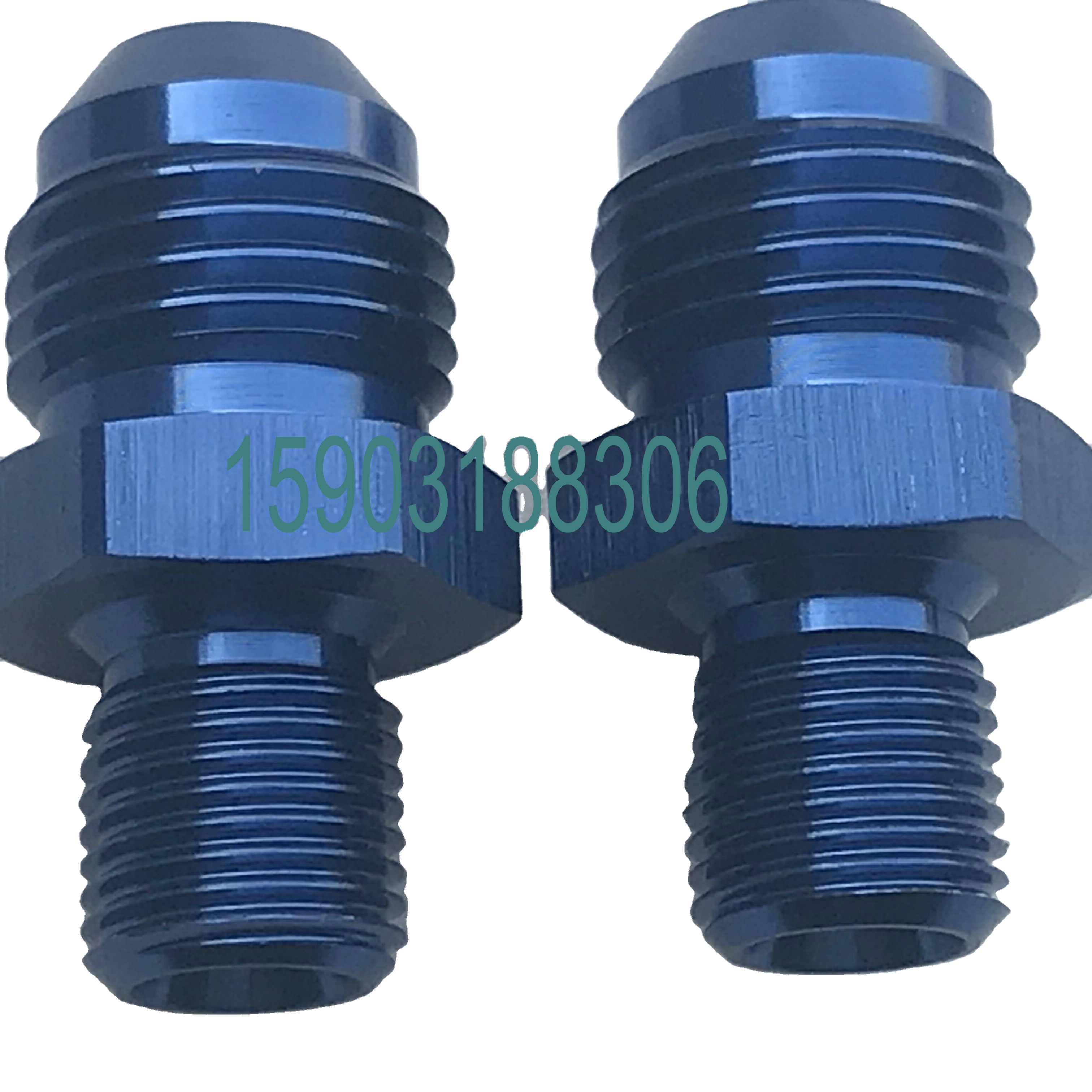 Оригинальный прямой Алюминиевый переходник с AN6 на M10 X 1,M10X1,5 NPT